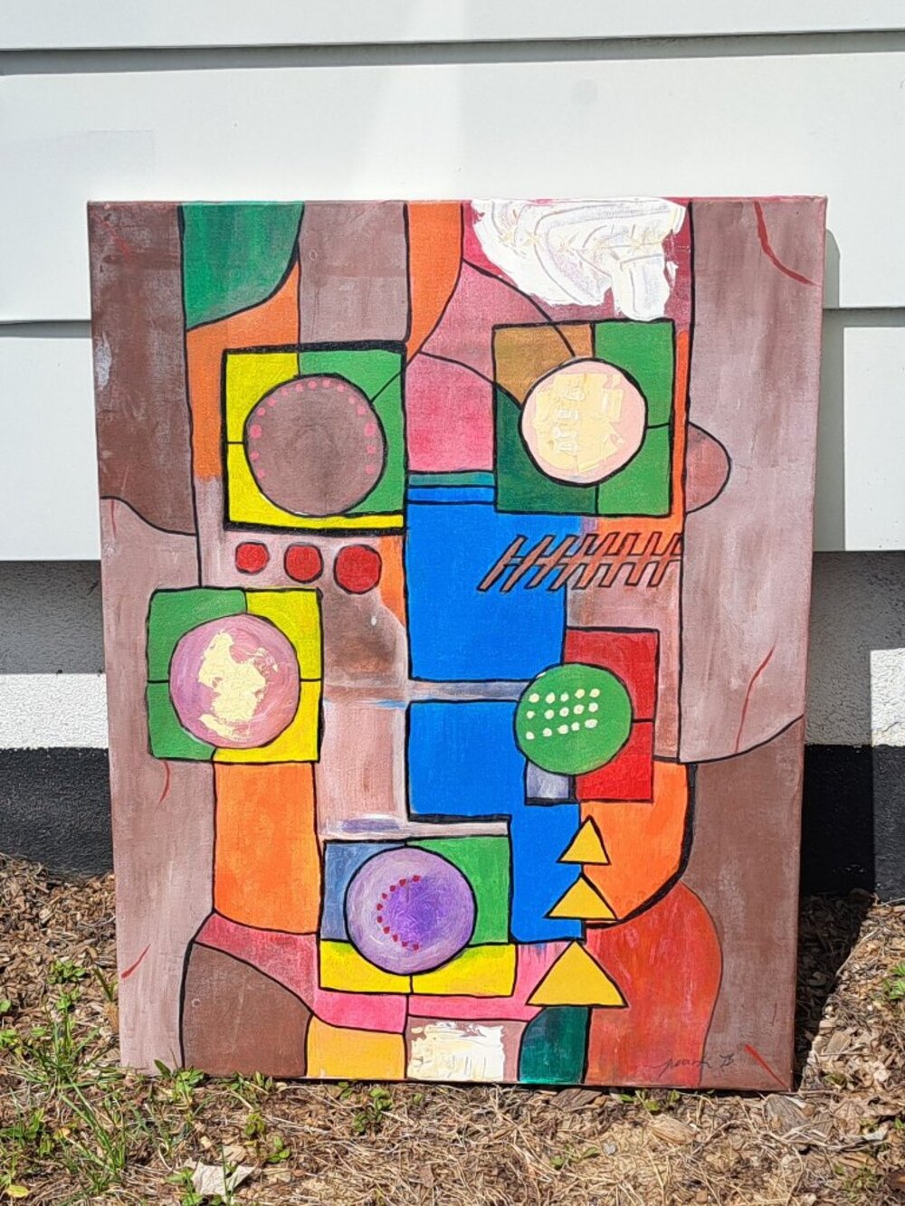 Geometric Abstract Painting